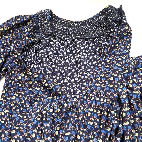 Atelier P Floral Dress Girls size 14Y navy - Picture 6 of 6